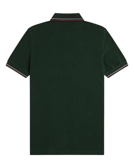 Fred Perry Green Polo With Logo