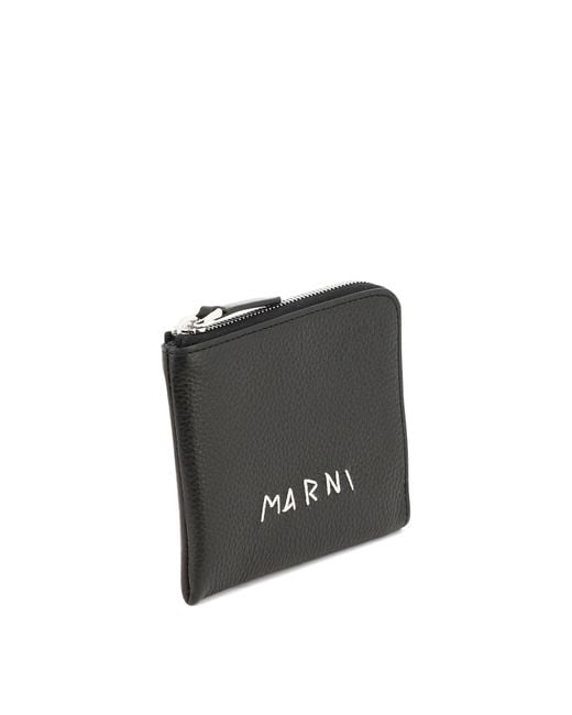 Marni Brieftasche mit Logo in Black für Herren