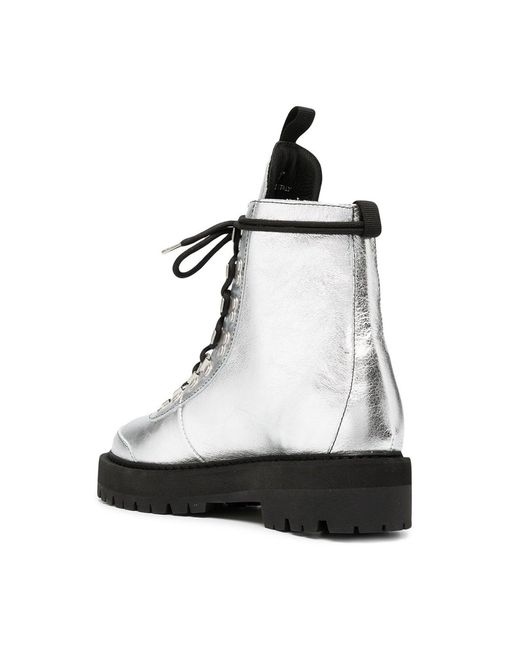 Bottiers de finition métallique blanc off Off-White c/o Virgil Abloh en coloris Black