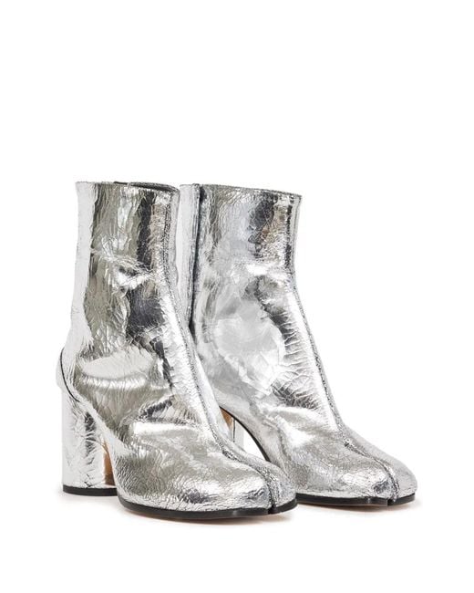 Maison Margiela White Tabi 80mm Ankle Boots