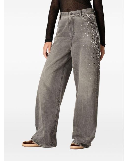Golden Goose Deluxe Brand Gray Boyfriend Denim Jeans