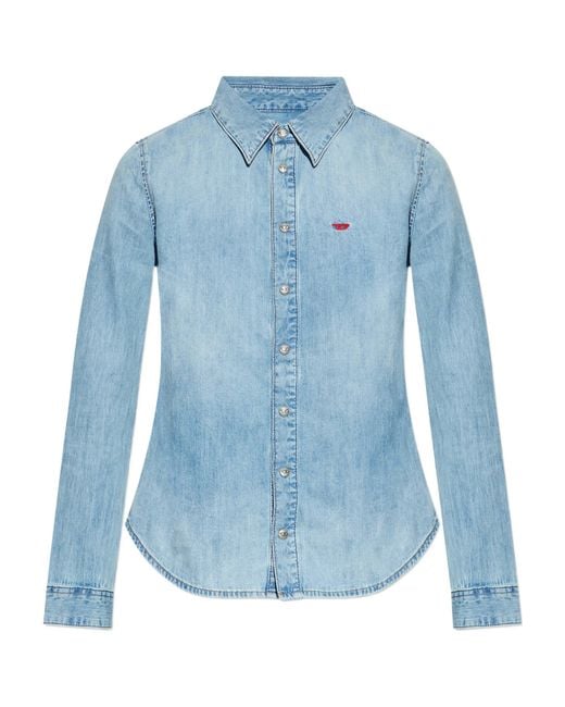 DIESEL Blue De-Eazy Camicia