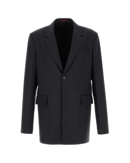 Gucci Black Graphite Twill Blazer for men