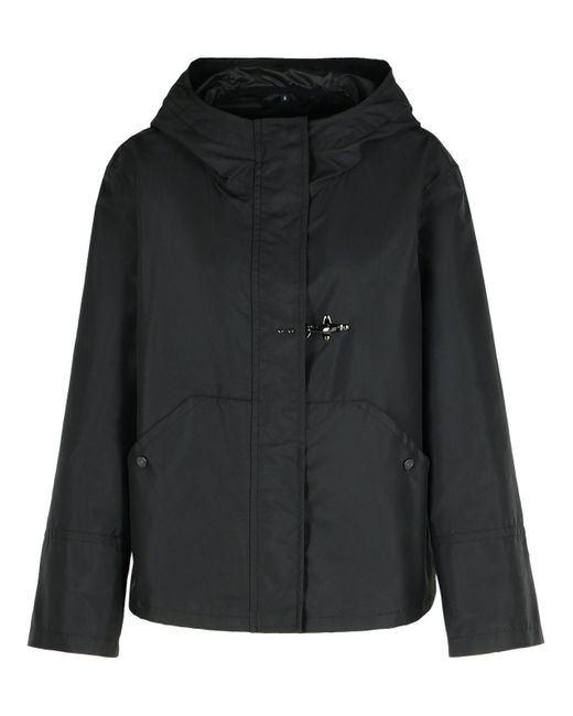 Fay Zwarte Polyamide Jas in het Black voor heren