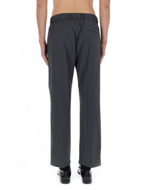 Herno Gray Trausers for men