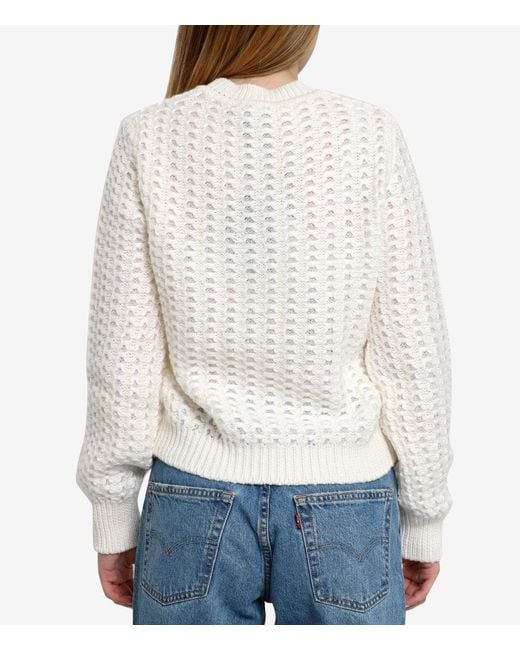 Alberta Ferretti White Pullover Weiß
