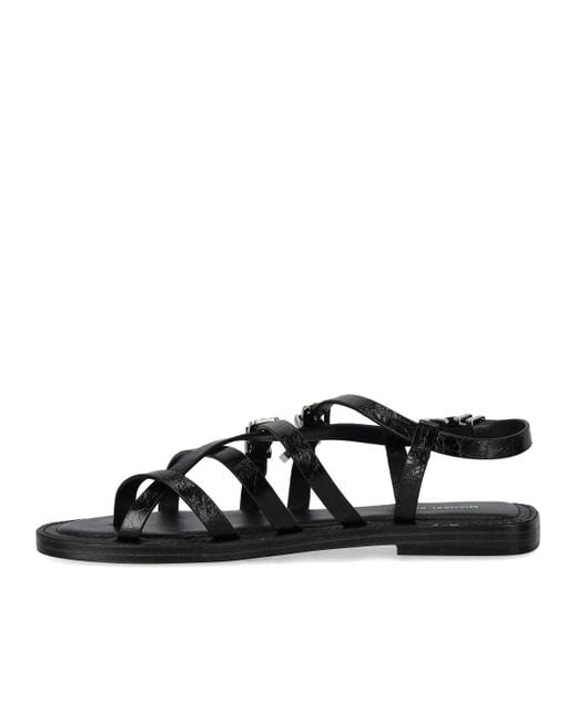 Michael Kors Black Darrington Flat Sandal
