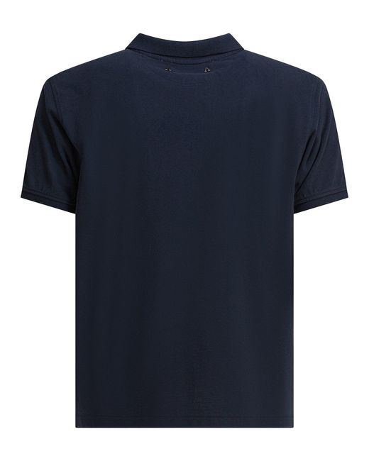 Altum Blue Cotton Polo Shirt for men