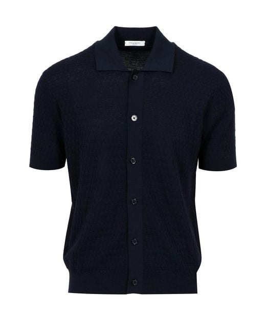 Paolo Pecora Blue Shirts for men