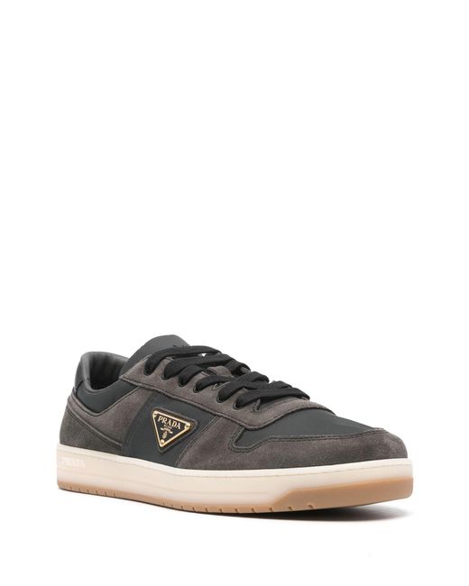 Prada Gray Downtown Sneakers for men