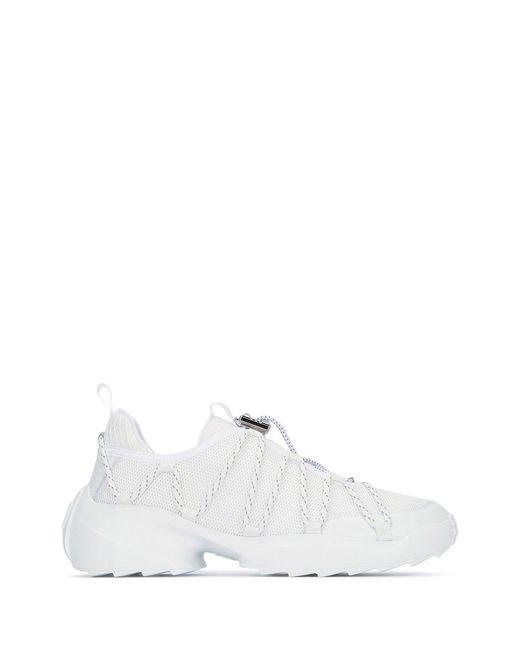 Roger Vivier White Viv On The Run Criss Cross