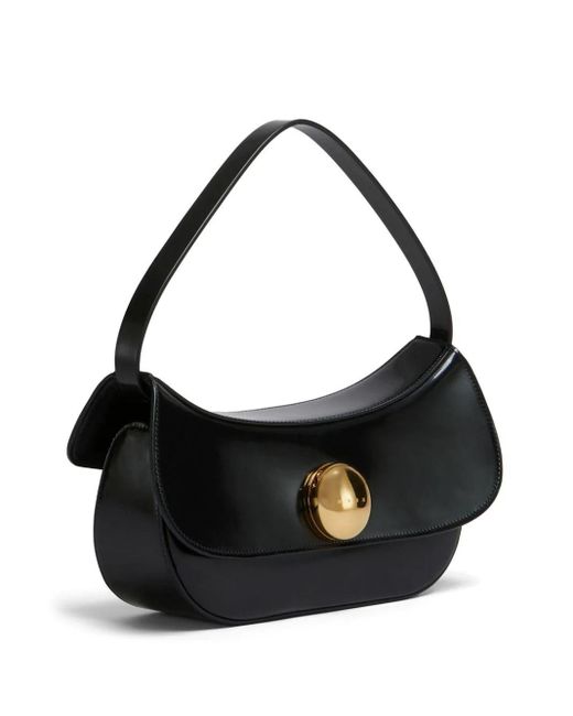 Sac à bandoulière en cuir Marni en coloris Black