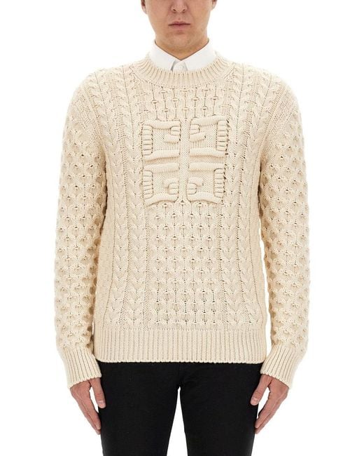 Givenchy Natural Jersey With Logo for men