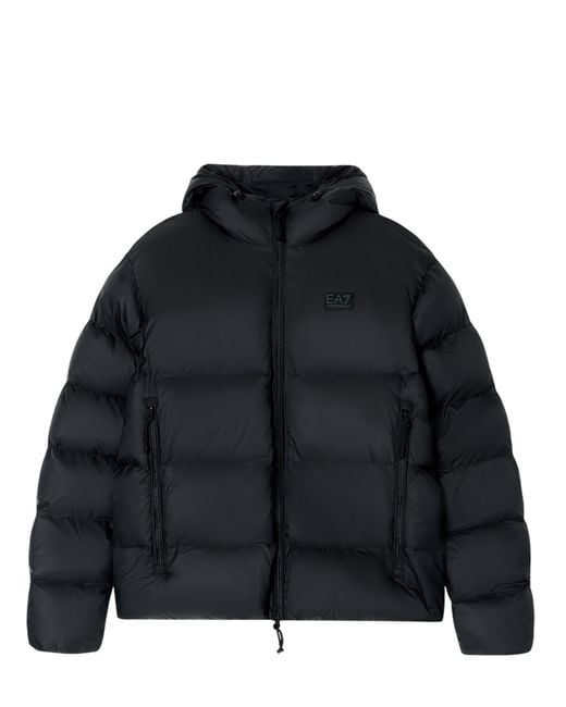 EA7 Jassen Zwart in het Black