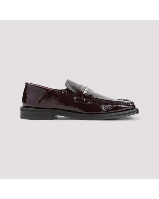 Martine Rose Black Martin Rose Fold Back Loafers