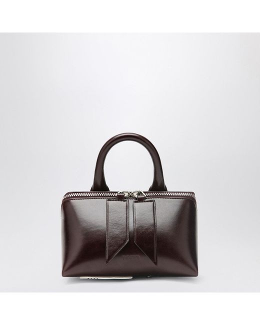 The Attico Brown Military Mini Friday Bag