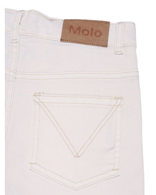 Molo Asta Geweven Broek in het White