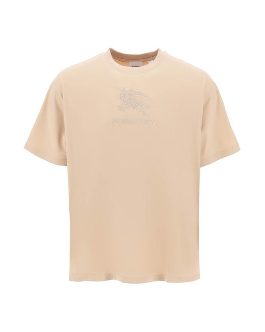 Tempah T -Shirt mit gestickten EKD Burberry pour homme en coloris Natural