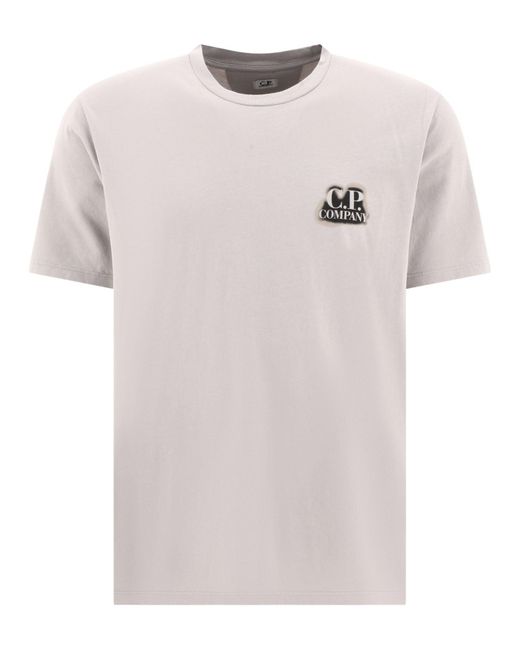 C P Company C.p. Bedrijf "british Sailor" T -shirt in het White voor heren