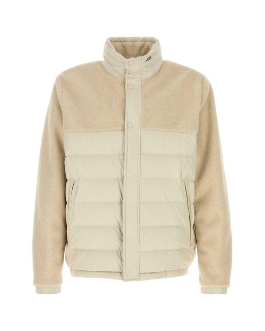 Moncler Natural Sand Polyester Mistral Down Jacket
