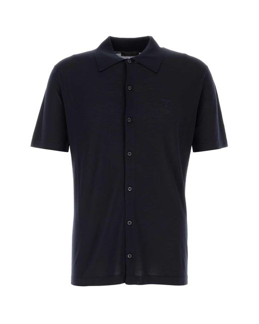Prada Black Midnight Wool Shirt for men