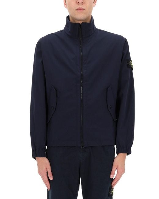 Stone Island Blue Light Soft Shell-R E. Dye Technology for men