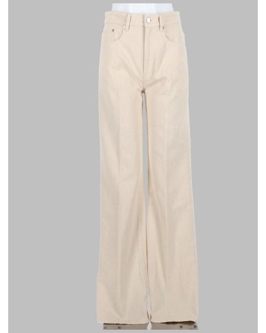 A.P.C. White Jeans Domino Recycled Cotton