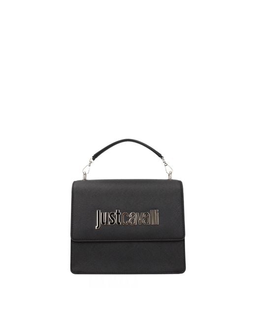 Just Cavalli Black Borse A Mano Donna Poliestere Nero