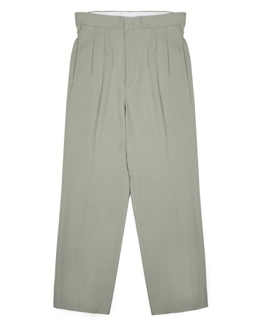 BE ABLE Gray Mini Trousers For Ss26 for men