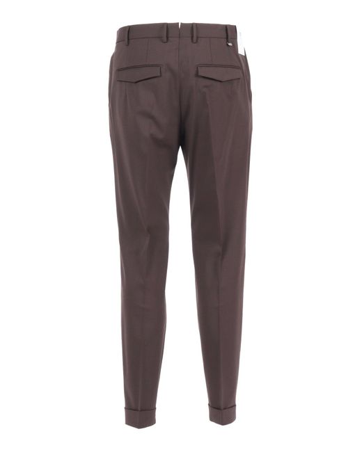 PT01 Gray Master, 1 Pleat, Diagonal Pockets, Flap Back Pockets, Turn Up