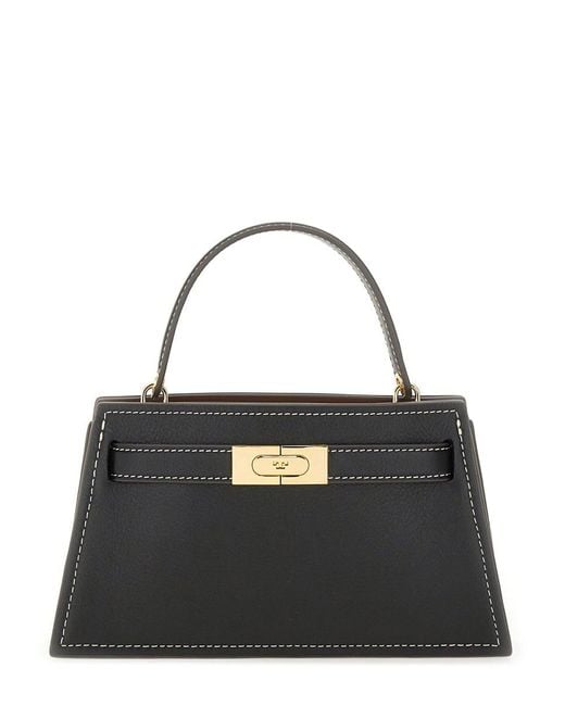 Tory Burch Black "Lee Radziwill" Petite Bag