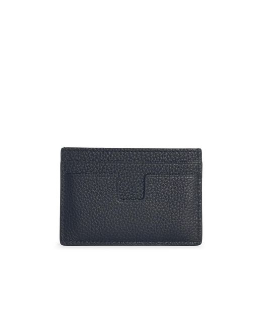 Tom Ford Black Lear Kartenetui in Blue für Herren