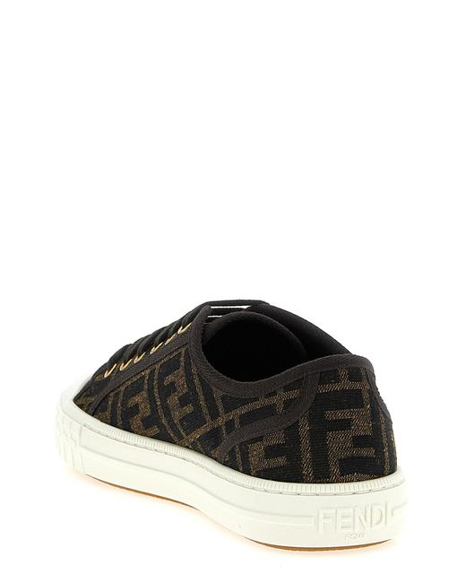 Fendi Black 'Domino' Sneakers