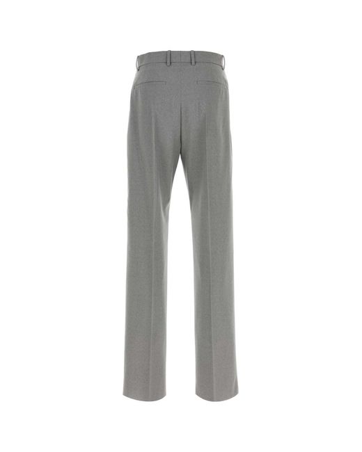 Jil Sander Gray Grey Wool Pant for men