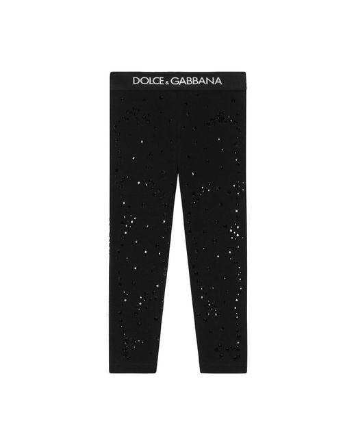 Dolce & Gabbana Black Leggings