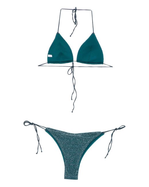 Oseree White Triangle Beachwear
