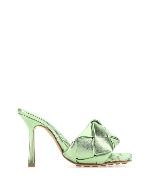 Bottega Veneta Green Light Nappa Leather Lido Sandals for men