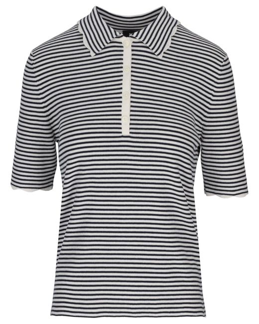 Paul Smith Dames Gebreide Ss-polo in het Blue