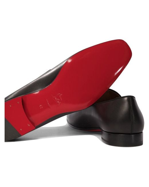 Christian Louboutin Black Loafers & Slippers for men