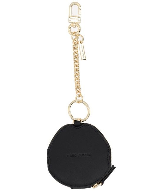Marc Jacobs Red Logo Chain Bag Charm Keyring