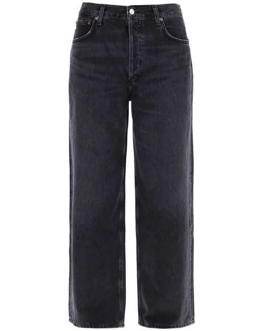 Agolde Blue Baggy Slung Jeans for men