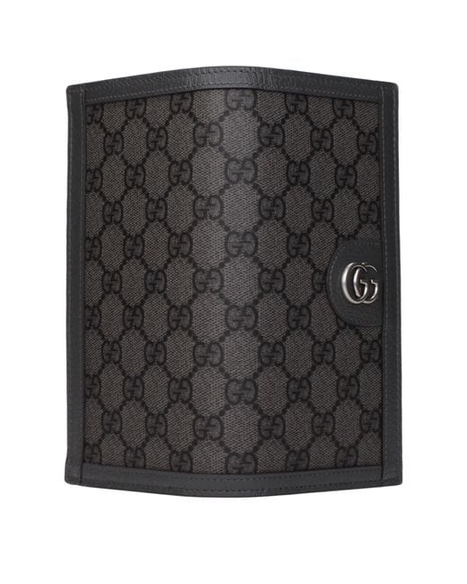 Gucci Gray Ophidia Wallet/ Fabric