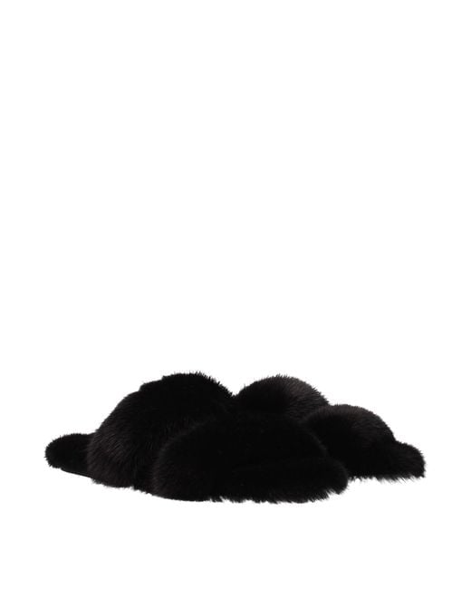 Saint Laurent Black Mules And Clogs For Visone