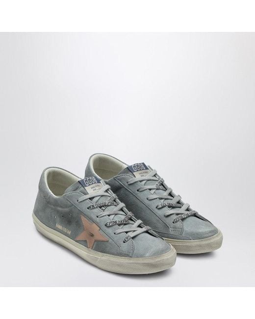 Golden Goose Deluxe Brand Gray Suede Super-Star Low-Top Sneaker
