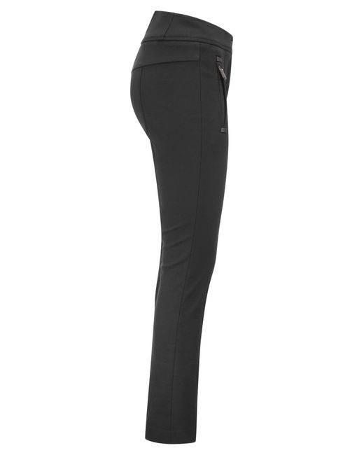 3 MONCLER GRENOBLE Black Pantaloni Slim Fit