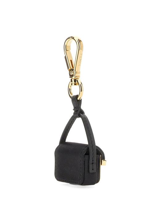 Fendi Metallic Pico Baguette Charm