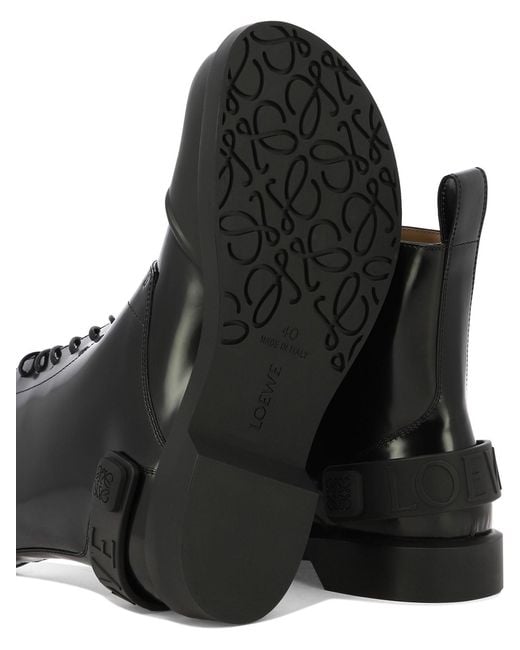 Loewe "Campo" Schnürstiefel in Black für Herren