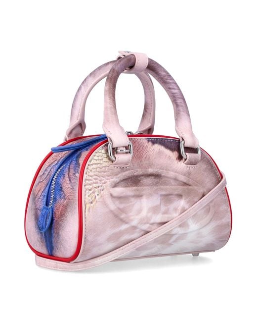 DIESEL Pink 1Dr Dome Crossbody Bag