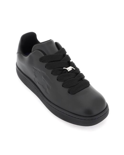 Burberry Lederen Sneaker Opbergdoos in het Black