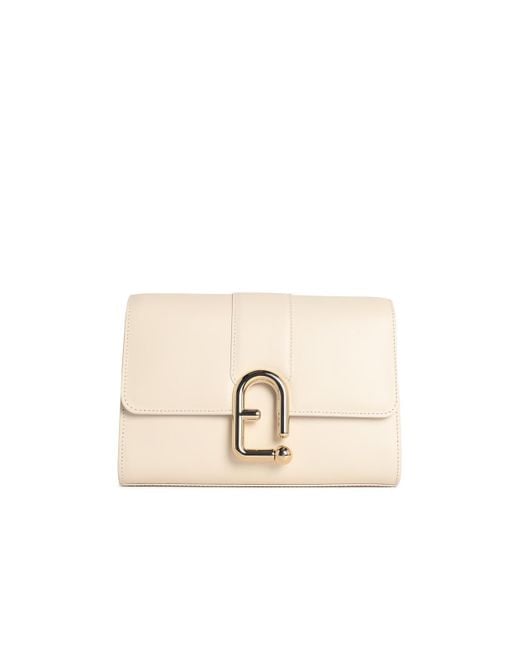 Furla 'stedelijk S'cream Lear Crossbody Bag in het Natural